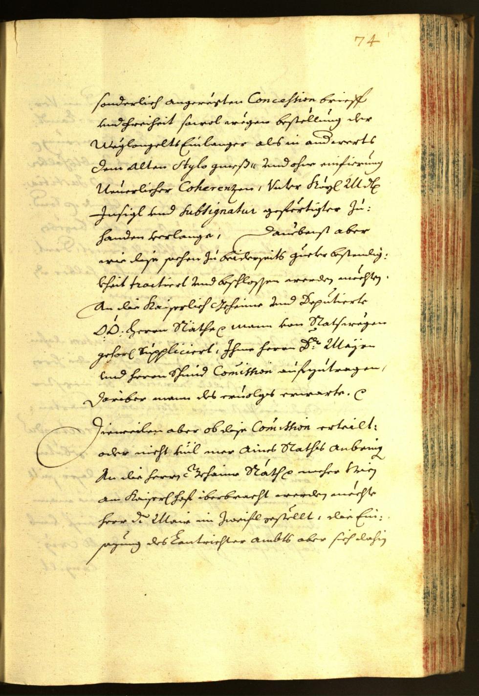 Stadtarchiv Bozen - BOhisto Ratsprotokoll 1667 