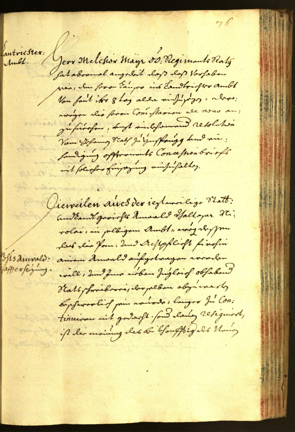 Civic Archives of Bozen-Bolzano - BOhisto Minutes of the council 1667 