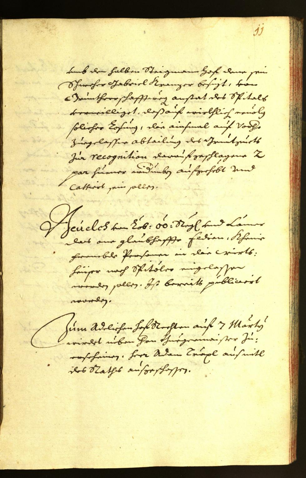 Stadtarchiv Bozen - BOhisto Ratsprotokoll 1667 