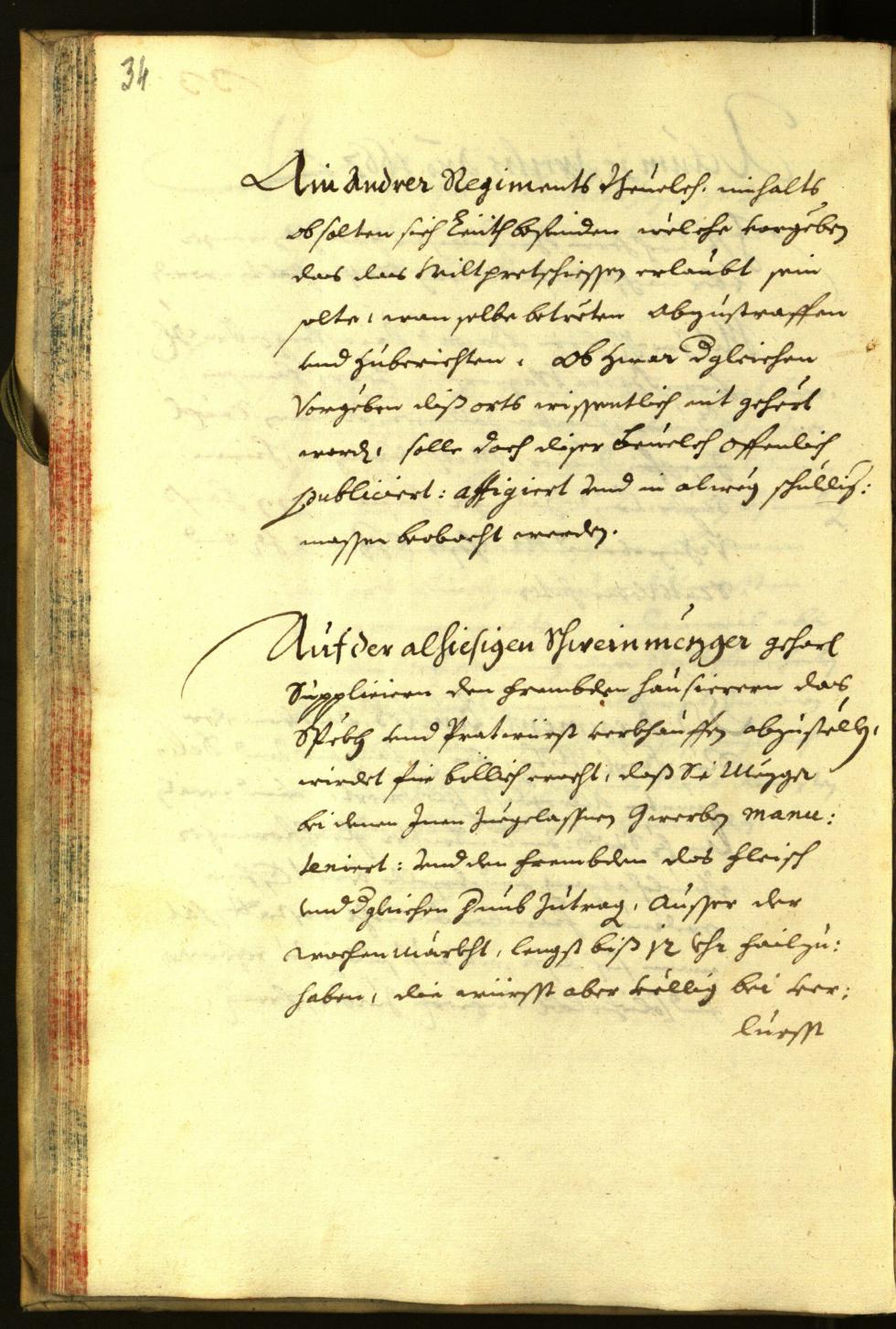 Stadtarchiv Bozen - BOhisto Ratsprotokoll 1667 