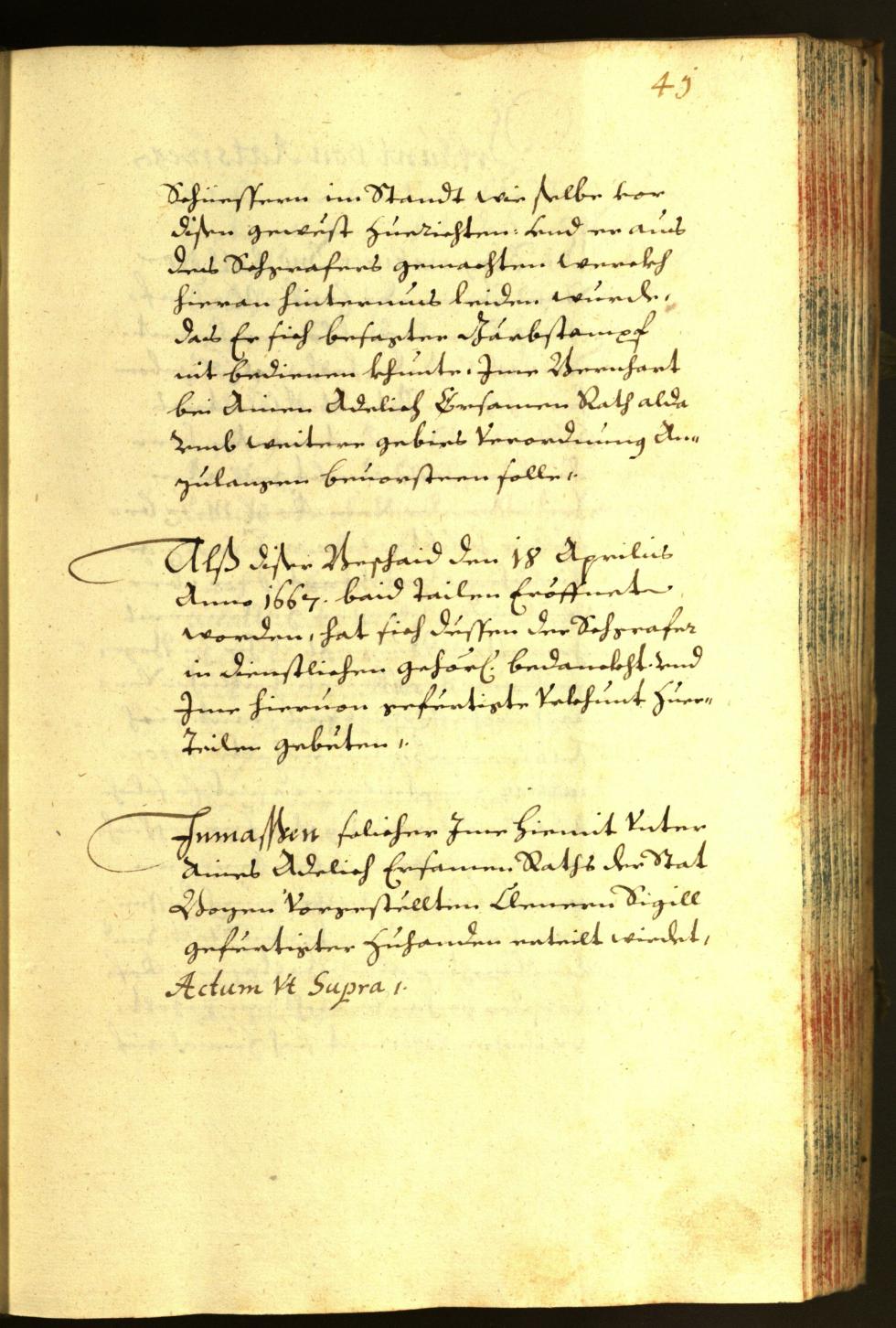 Civic Archives of Bozen-Bolzano - BOhisto Minutes of the council 1667 