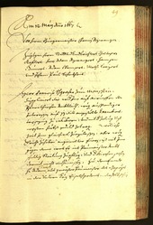 Stadtarchiv Bozen - BOhisto Ratsprotokoll 1667 - 