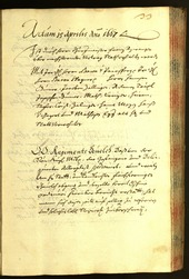 Stadtarchiv Bozen - BOhisto Ratsprotokoll 1667 - 