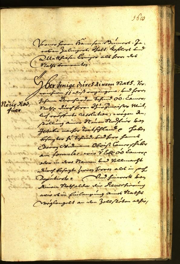 Stadtarchiv Bozen - BOhisto Ratsprotokoll 1668 