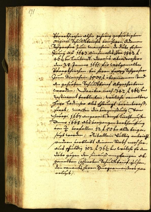 Stadtarchiv Bozen - BOhisto Ratsprotokoll 1668 