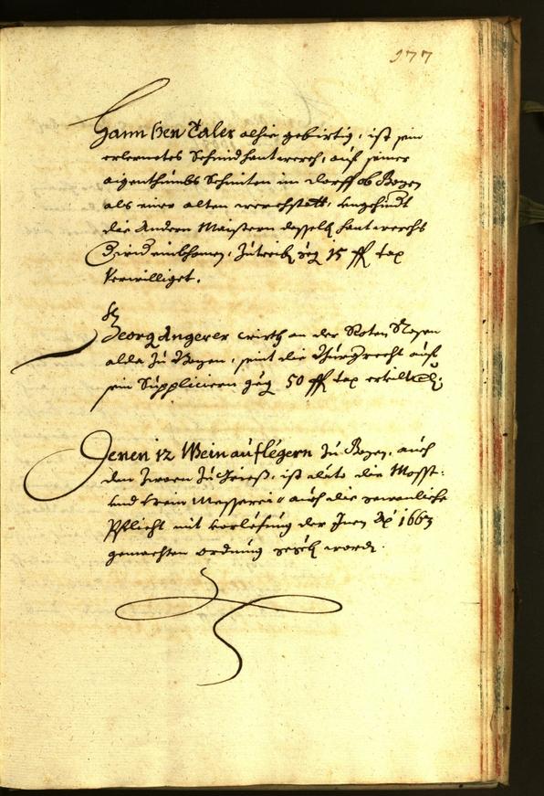 Stadtarchiv Bozen - BOhisto Ratsprotokoll 1668 