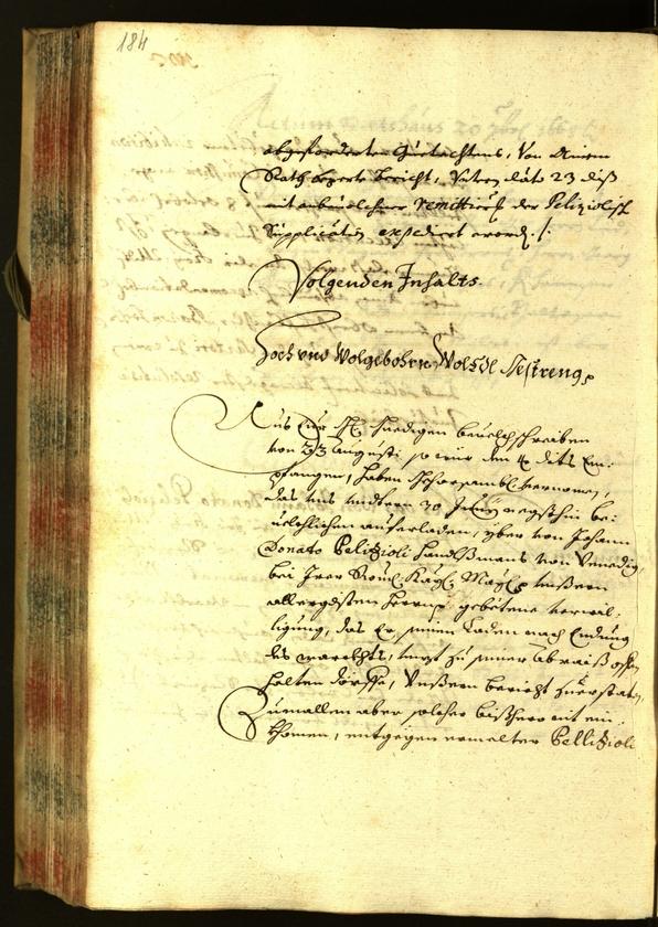 Stadtarchiv Bozen - BOhisto Ratsprotokoll 1668 