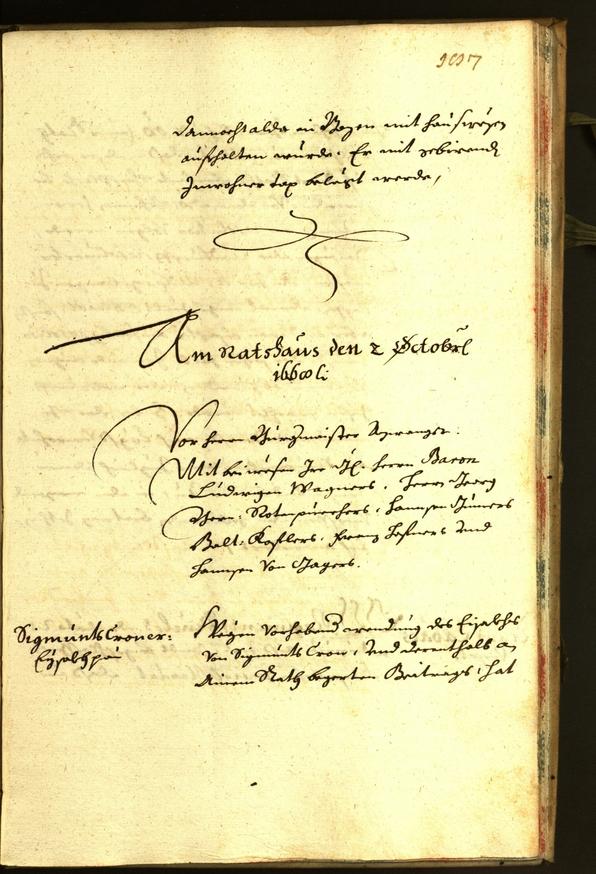 Civic Archives of Bozen-Bolzano - BOhisto Minutes of the council 1668 