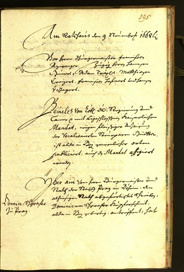 Civic Archives of Bozen-Bolzano - BOhisto Minutes of the council 1668 