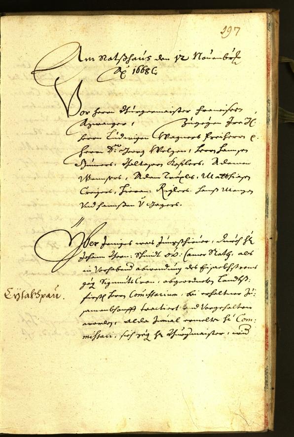 Civic Archives of Bozen-Bolzano - BOhisto Minutes of the council 1668 