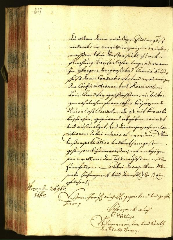 Civic Archives of Bozen-Bolzano - BOhisto Minutes of the council 1668 