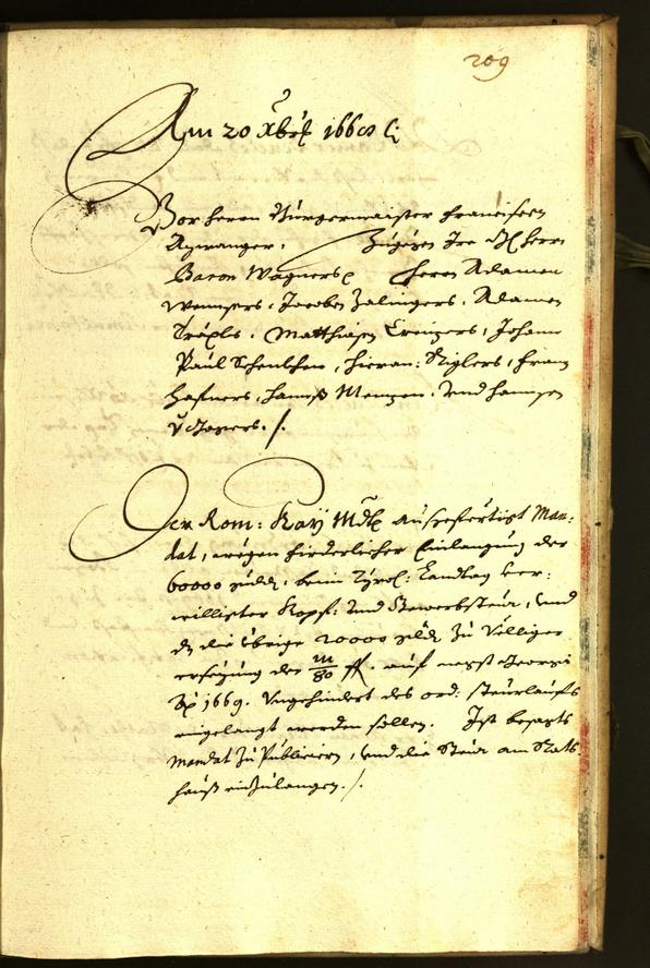 Archivio Storico della Città di Bolzano - BOhisto protocollo consiliare 1668 