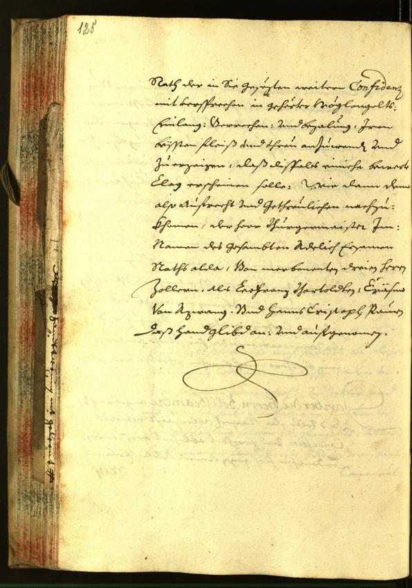 Stadtarchiv Bozen - BOhisto Ratsprotokoll 1668 