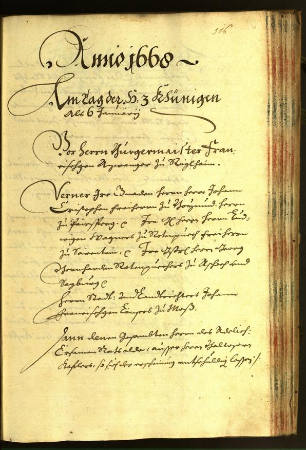 Stadtarchiv Bozen - BOhisto Ratsprotokoll 1668 