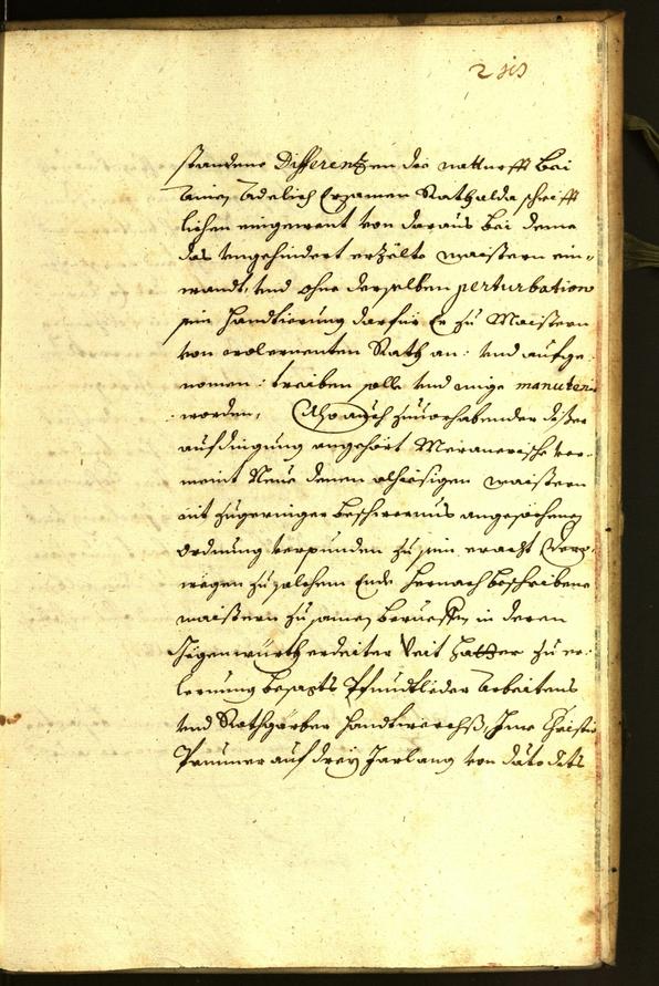 Stadtarchiv Bozen - BOhisto Ratsprotokoll 1668 