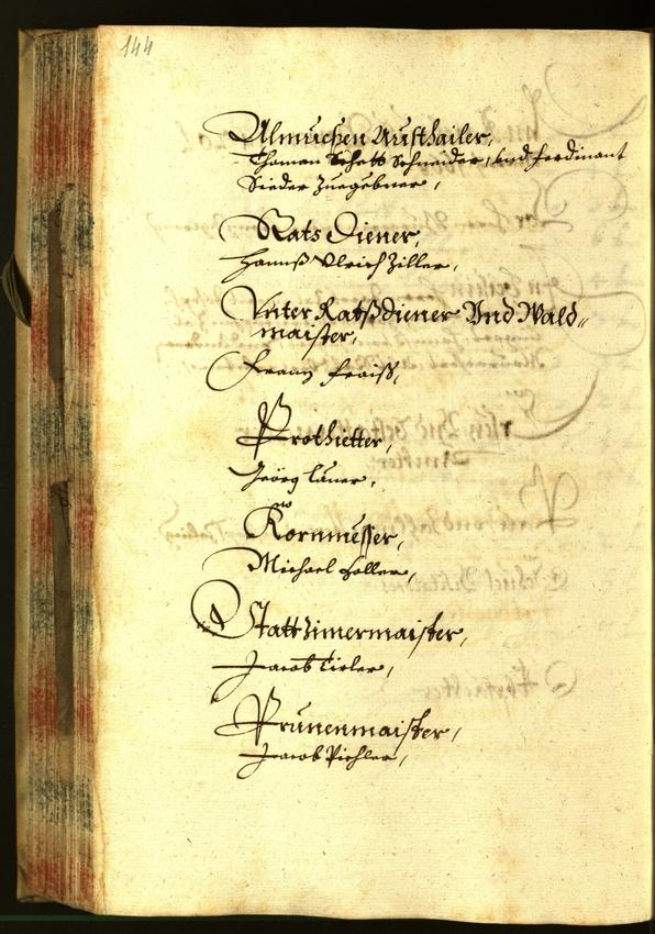 Stadtarchiv Bozen - BOhisto Ratsprotokoll 1668 