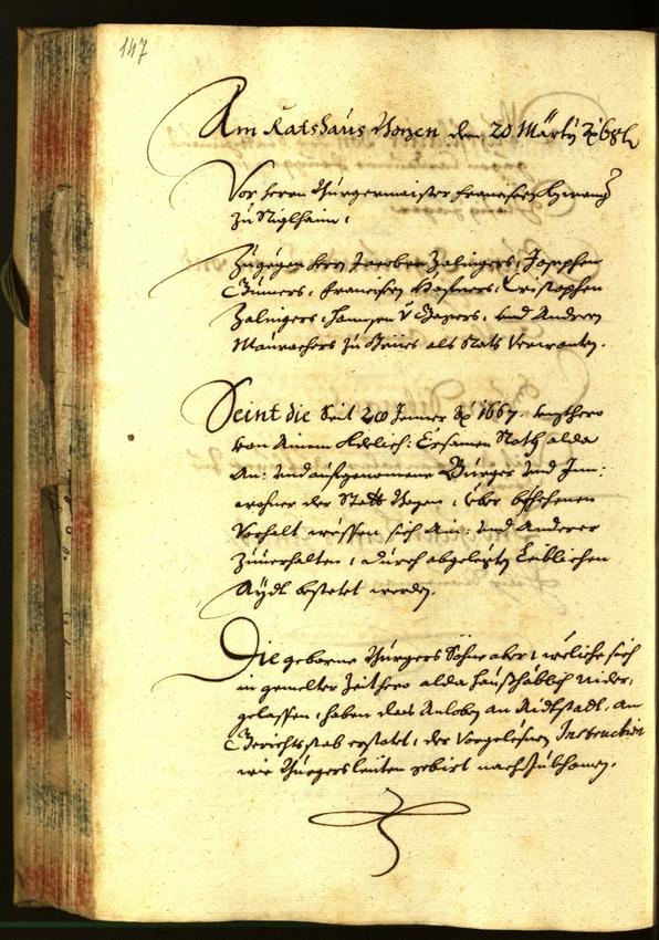 Civic Archives of Bozen-Bolzano - BOhisto Minutes of the council 1668 