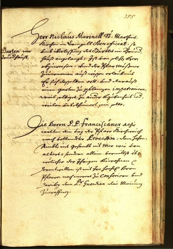 Stadtarchiv Bozen - BOhisto Ratsprotokoll 1668 