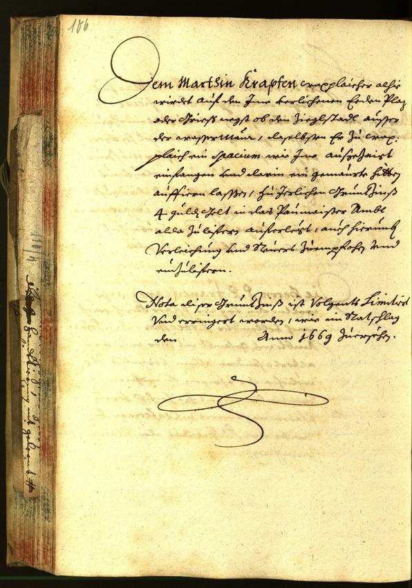 Stadtarchiv Bozen - BOhisto Ratsprotokoll 1668 