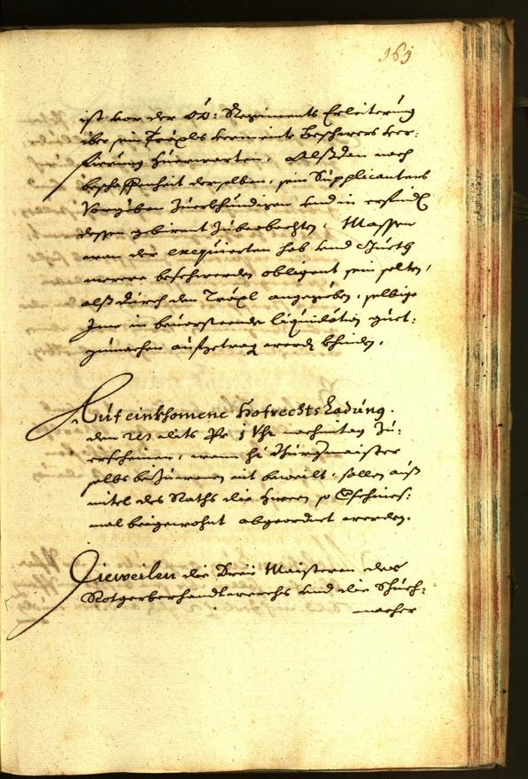 Stadtarchiv Bozen - BOhisto Ratsprotokoll 1668 