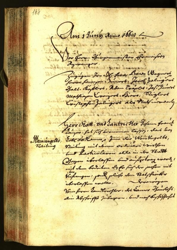 Civic Archives of Bozen-Bolzano - BOhisto Minutes of the council 1668 