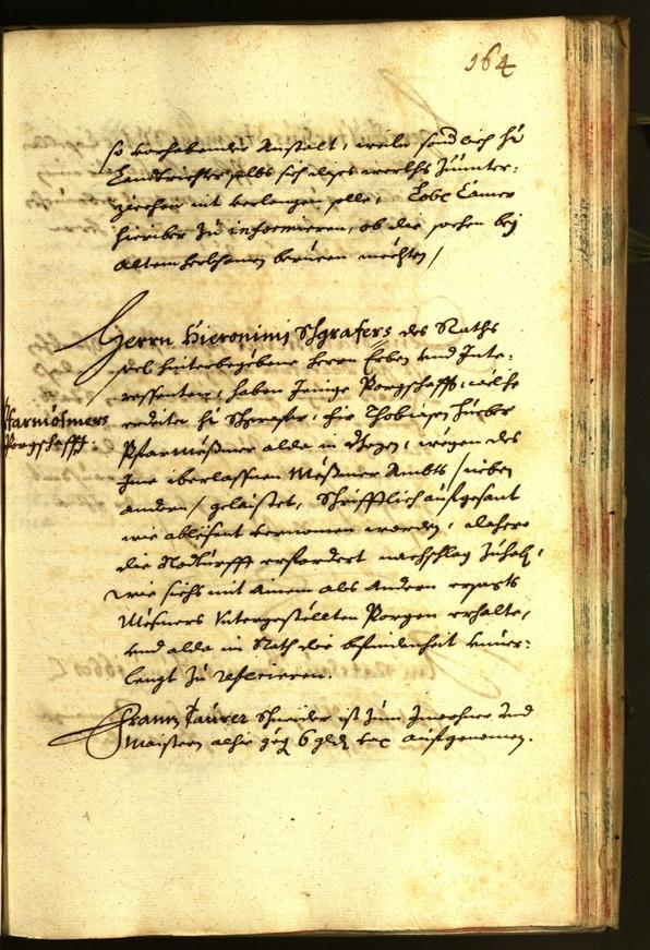 Stadtarchiv Bozen - BOhisto Ratsprotokoll 1668 