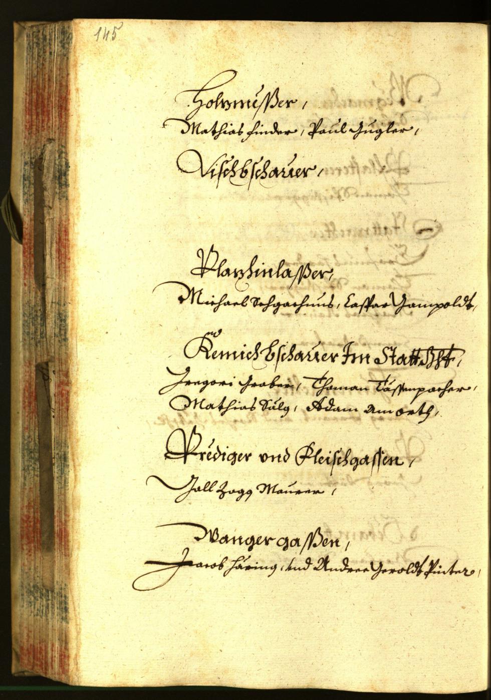 Stadtarchiv Bozen - BOhisto Ratsprotokoll 1668 