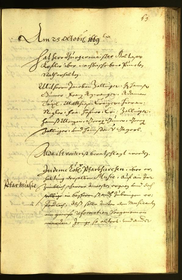 Civic Archives of Bozen-Bolzano - BOhisto Minutes of the council 1669 