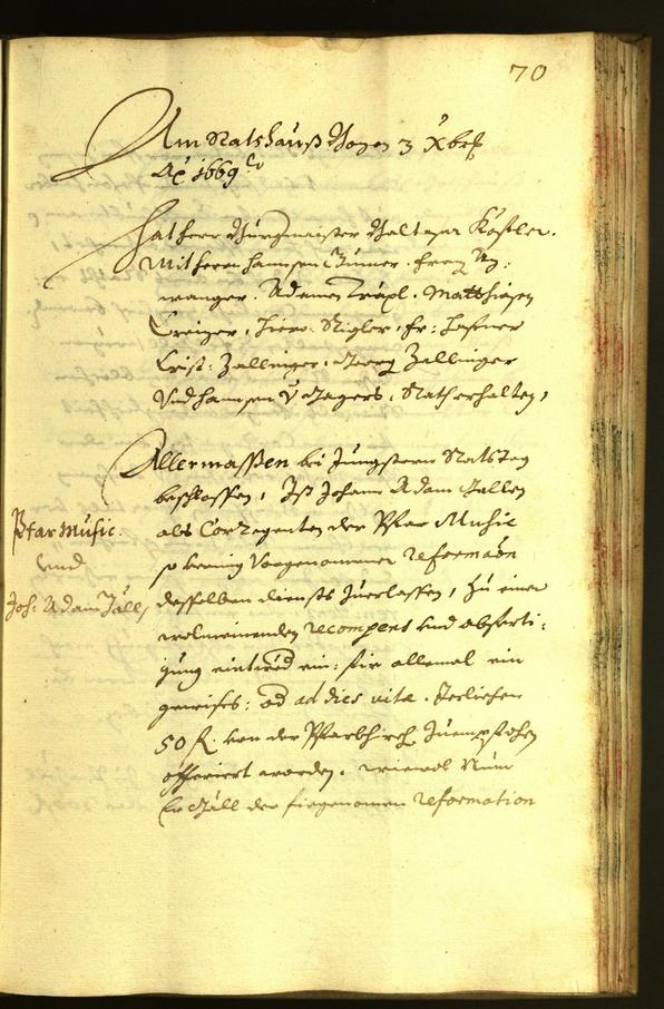 Civic Archives of Bozen-Bolzano - BOhisto Minutes of the council 1669 