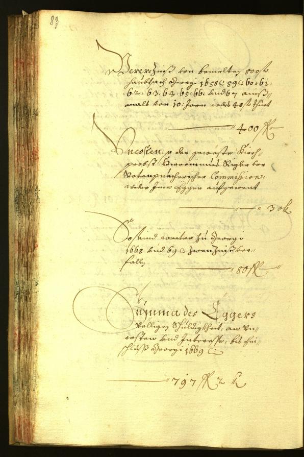 Stadtarchiv Bozen - BOhisto Ratsprotokoll 1669 