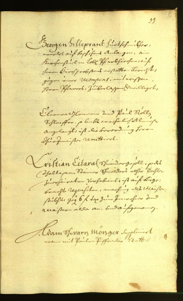 Stadtarchiv Bozen - BOhisto Ratsprotokoll 1669 