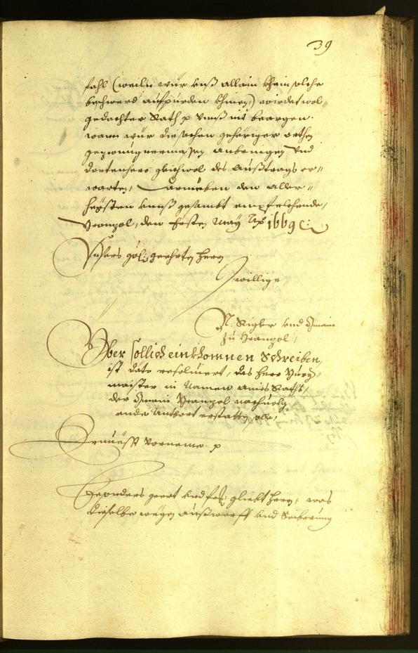 Stadtarchiv Bozen - BOhisto Ratsprotokoll 1669 