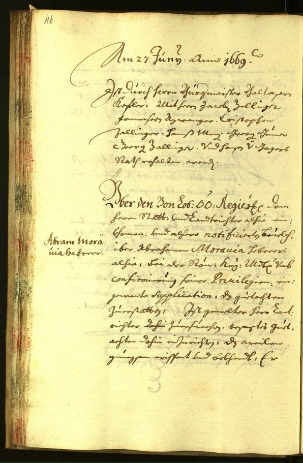 Civic Archives of Bozen-Bolzano - BOhisto Minutes of the council 1669 