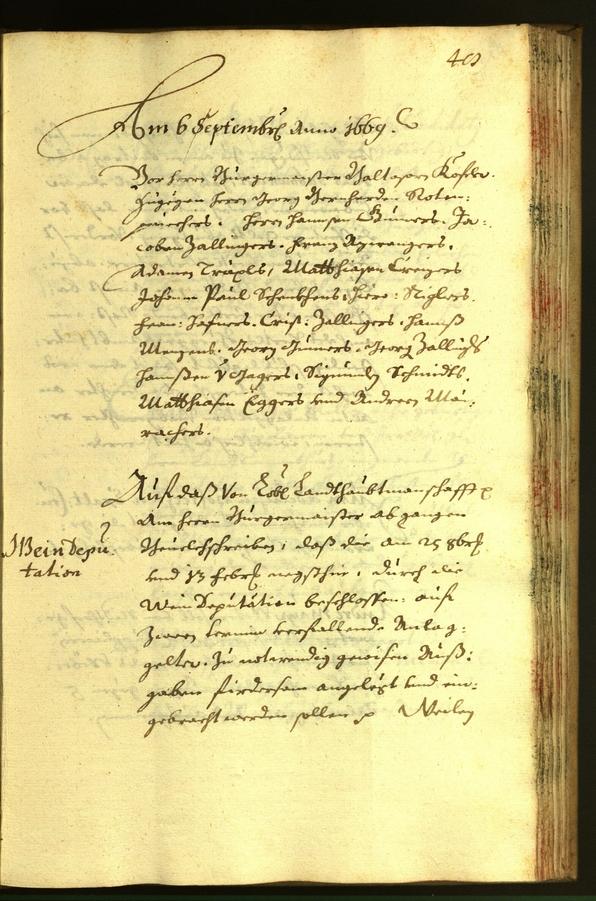 Civic Archives of Bozen-Bolzano - BOhisto Minutes of the council 1669 