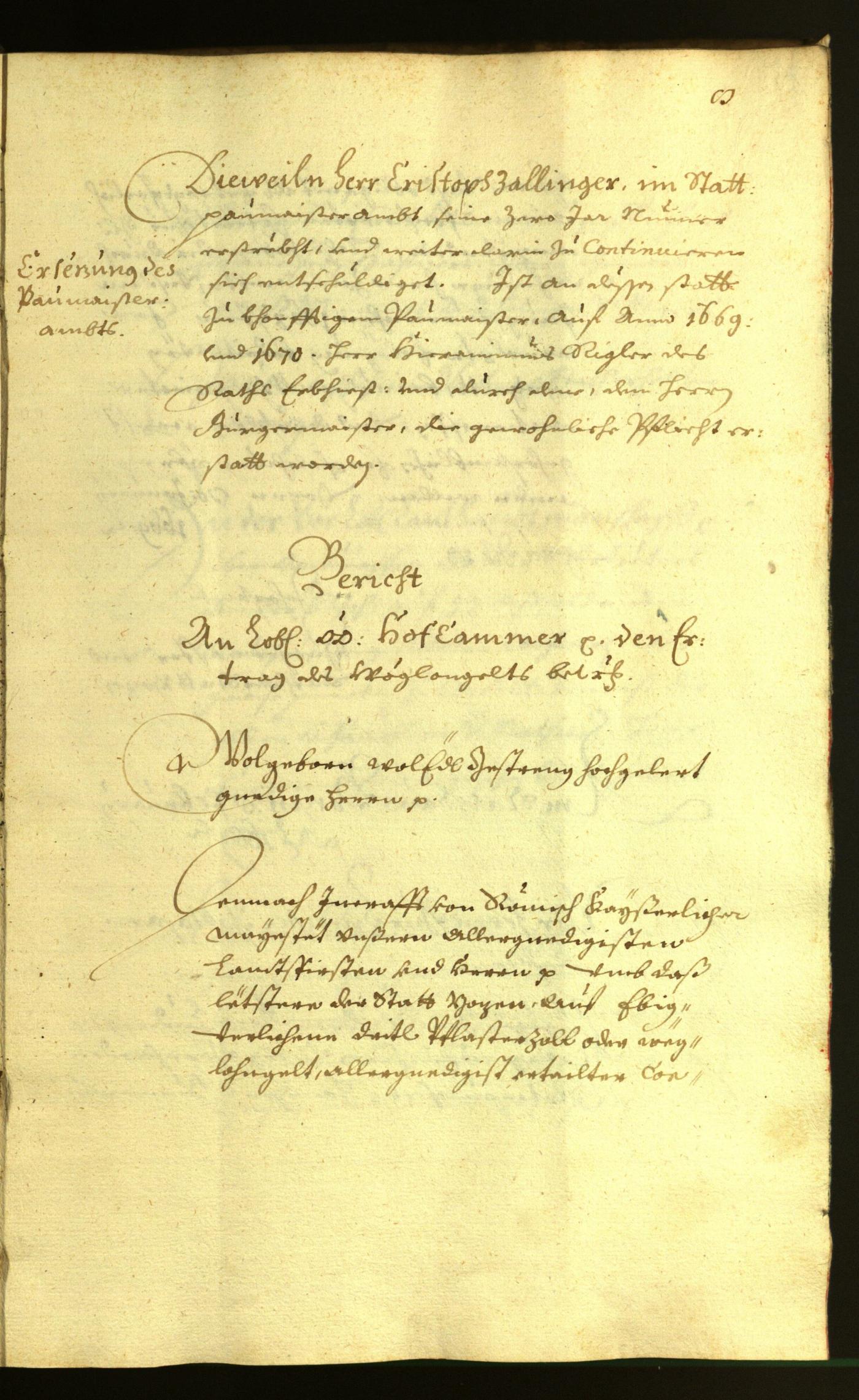 Archivio Storico della Città di Bolzano - BOhisto protocollo consiliare 1669 