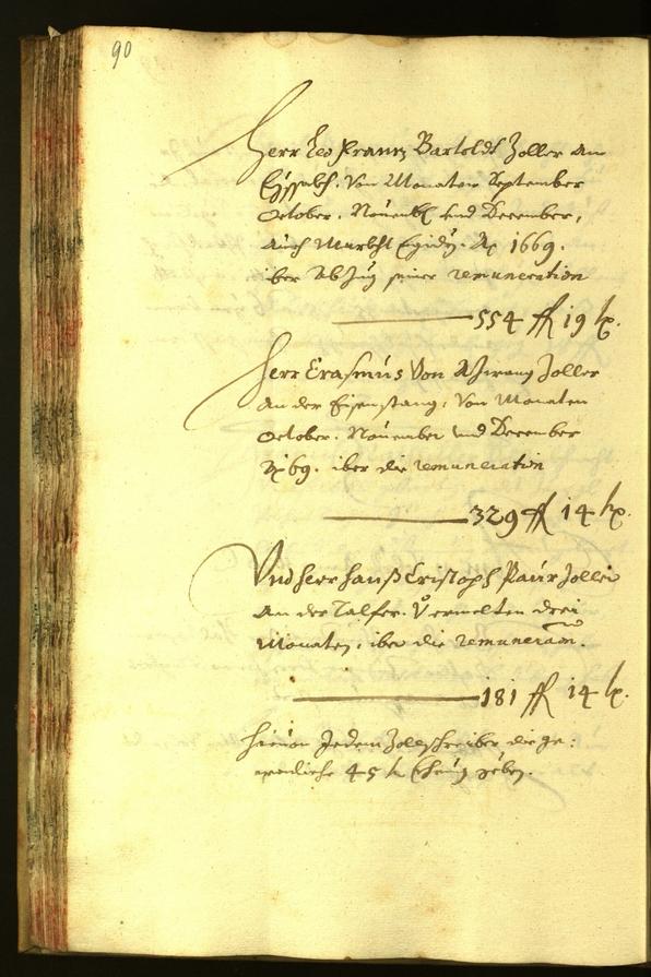 Stadtarchiv Bozen - BOhisto Ratsprotokoll 1670 