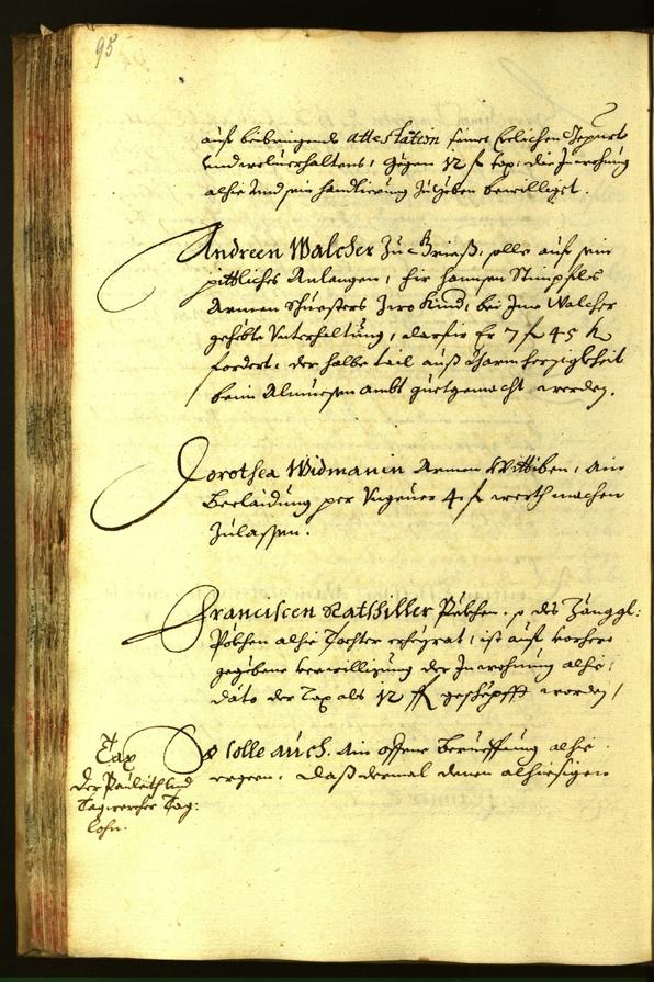 Stadtarchiv Bozen - BOhisto Ratsprotokoll 1670 