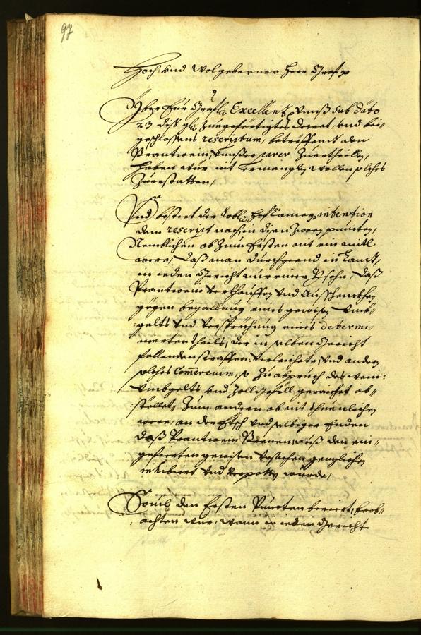 Stadtarchiv Bozen - BOhisto Ratsprotokoll 1670 