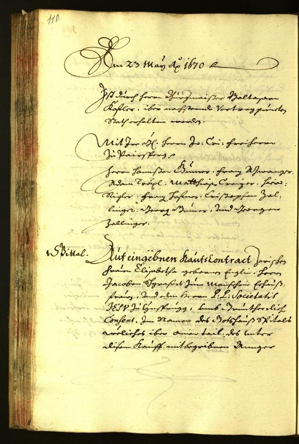 Civic Archives of Bozen-Bolzano - BOhisto Minutes of the council 1670 