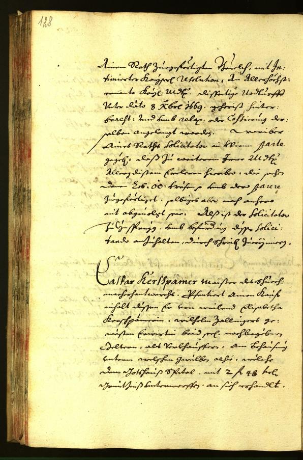 Stadtarchiv Bozen - BOhisto Ratsprotokoll 1670 