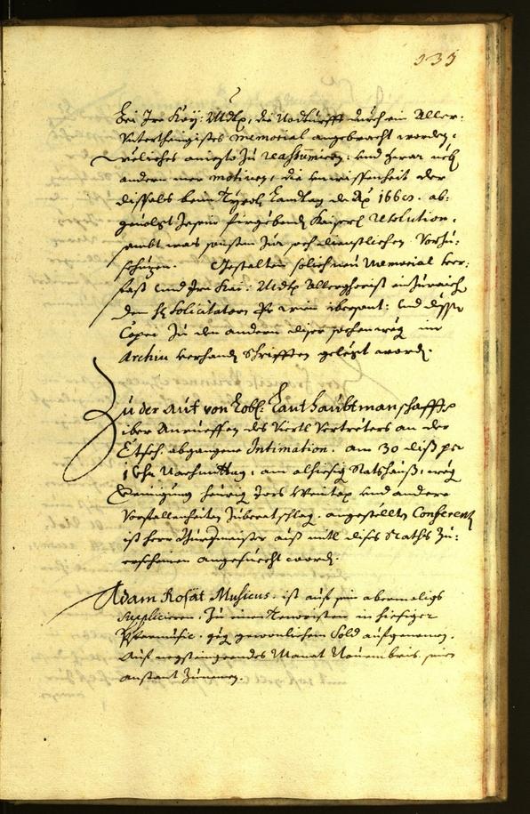 Stadtarchiv Bozen - BOhisto Ratsprotokoll 1670 