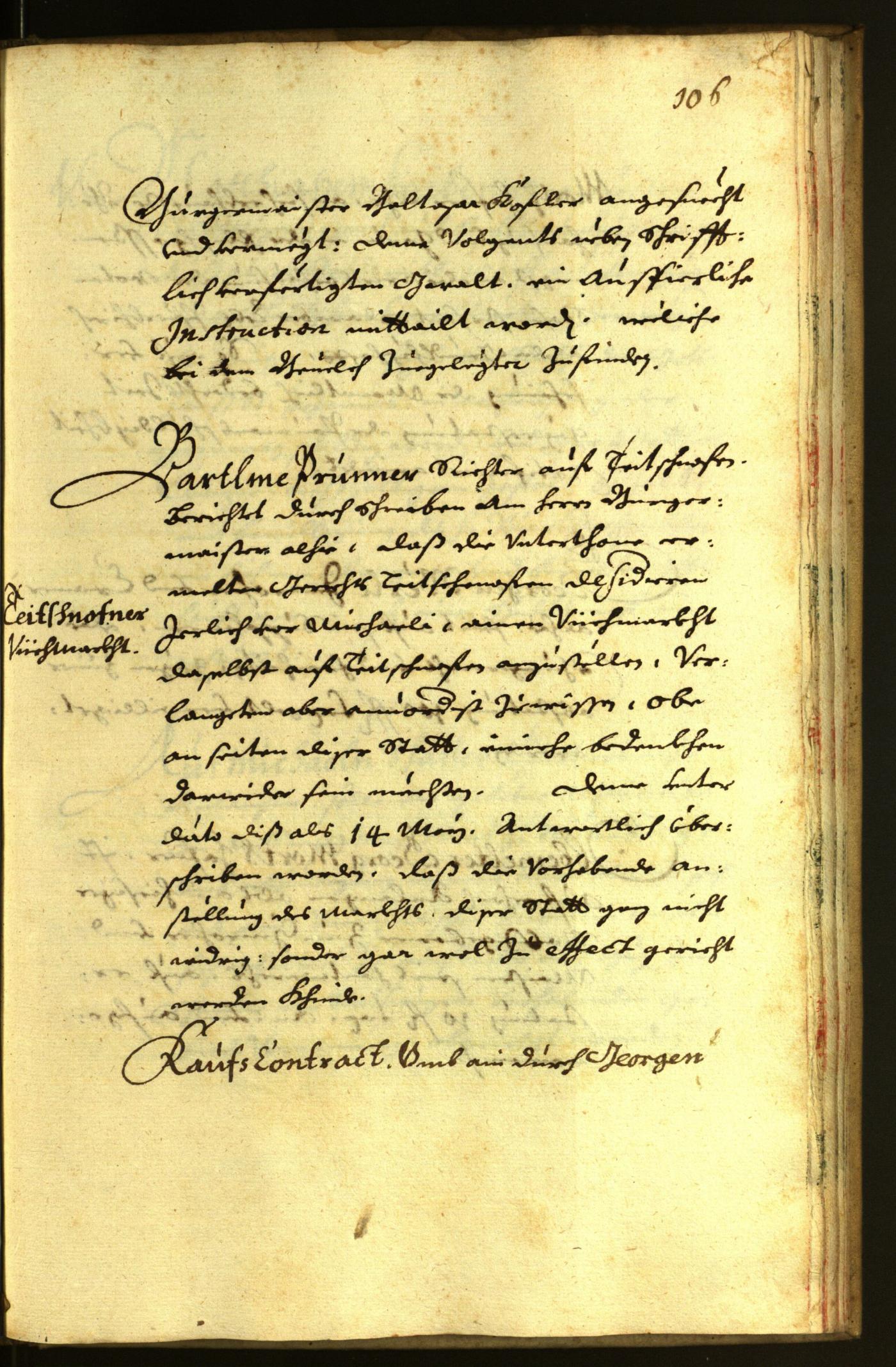 Stadtarchiv Bozen - BOhisto Ratsprotokoll 1670 