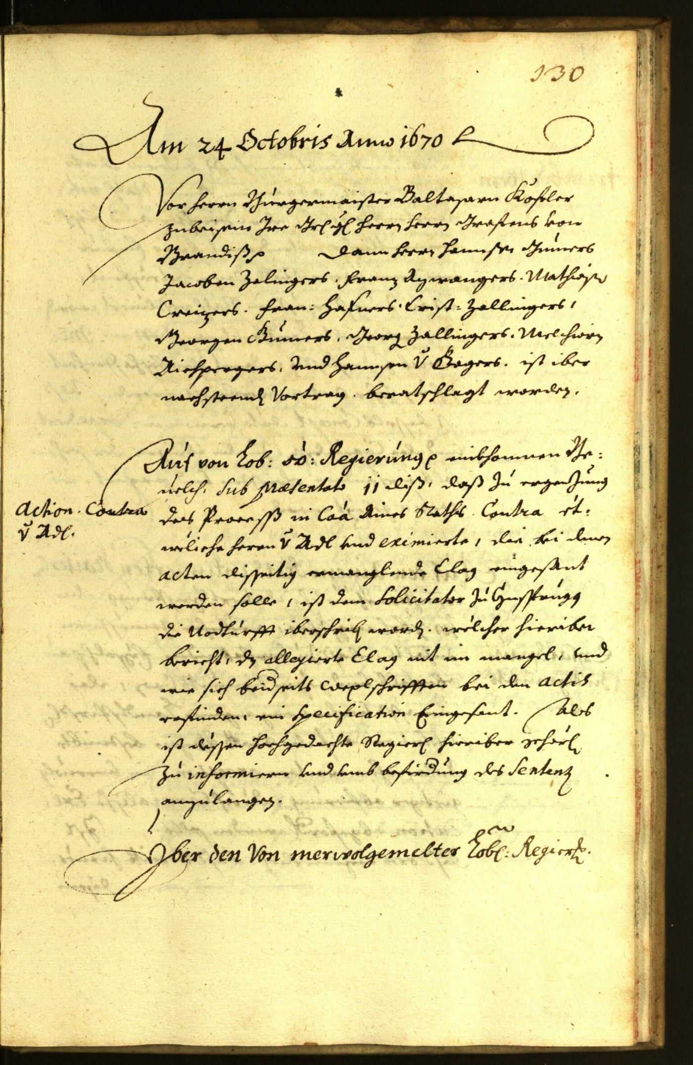 Civic Archives of Bozen-Bolzano - BOhisto Minutes of the council 1670 