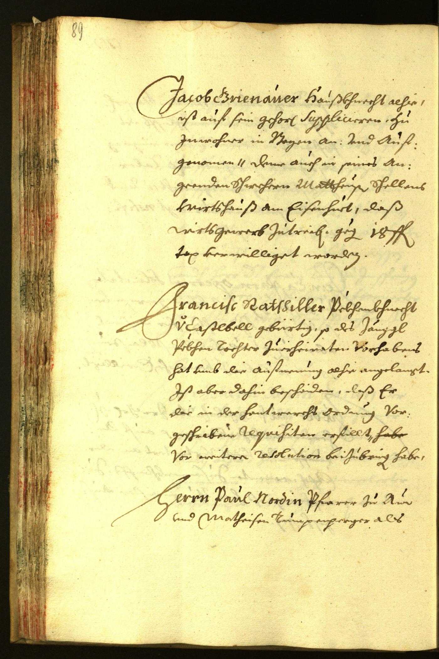 Stadtarchiv Bozen - BOhisto Ratsprotokoll 1670 