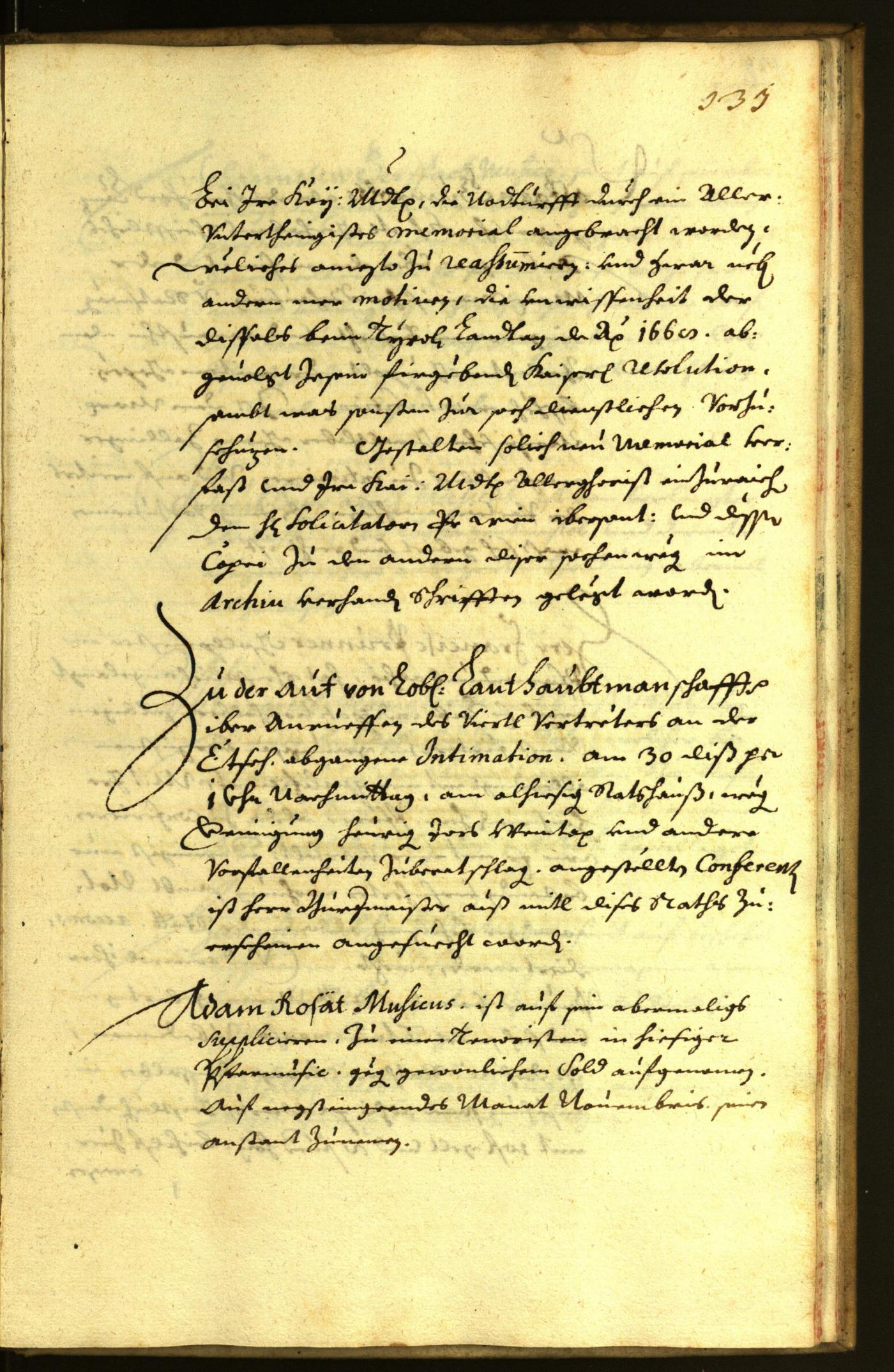 Stadtarchiv Bozen - BOhisto Ratsprotokoll 1670 