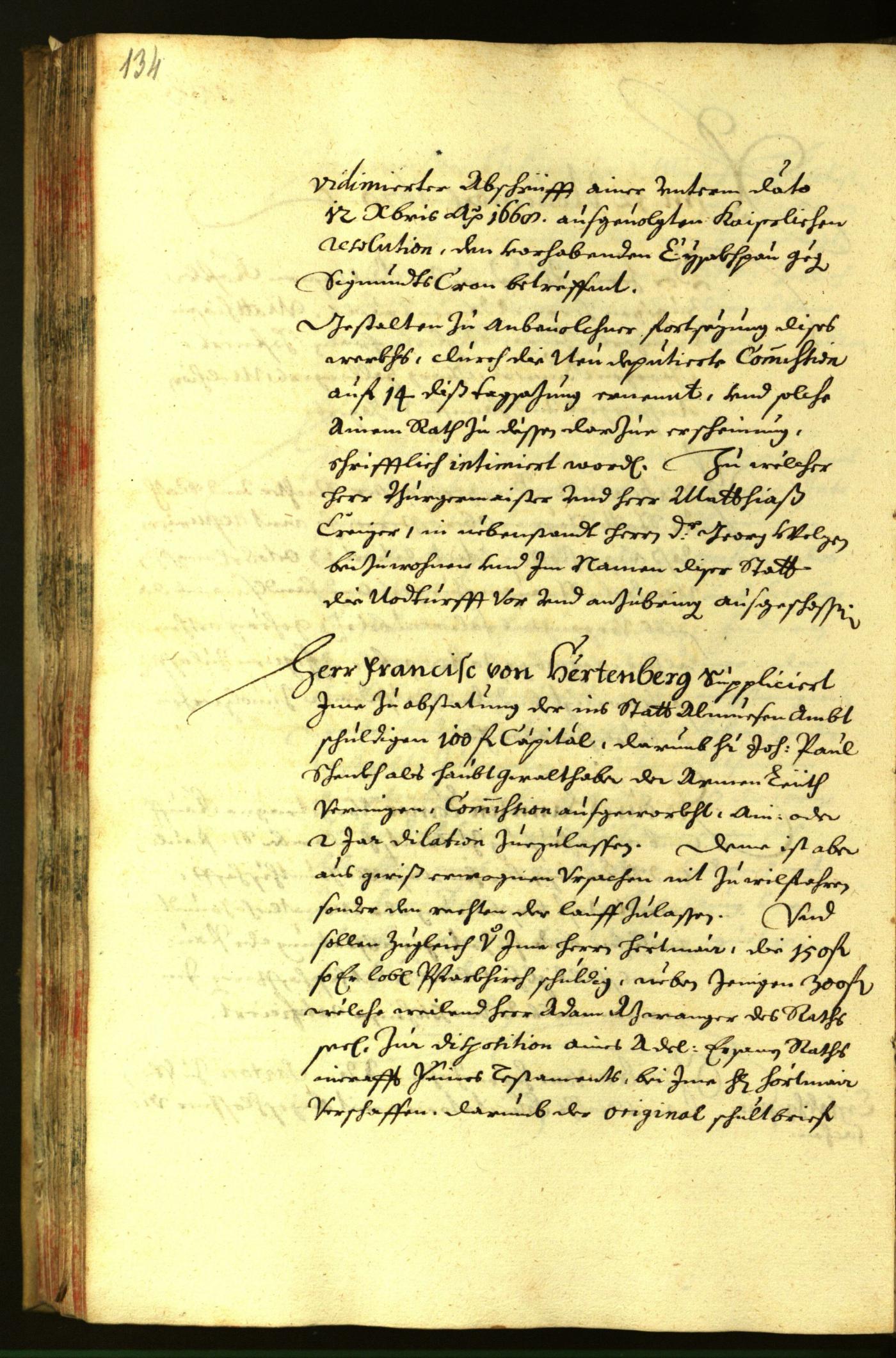 Stadtarchiv Bozen - BOhisto Ratsprotokoll 1670 