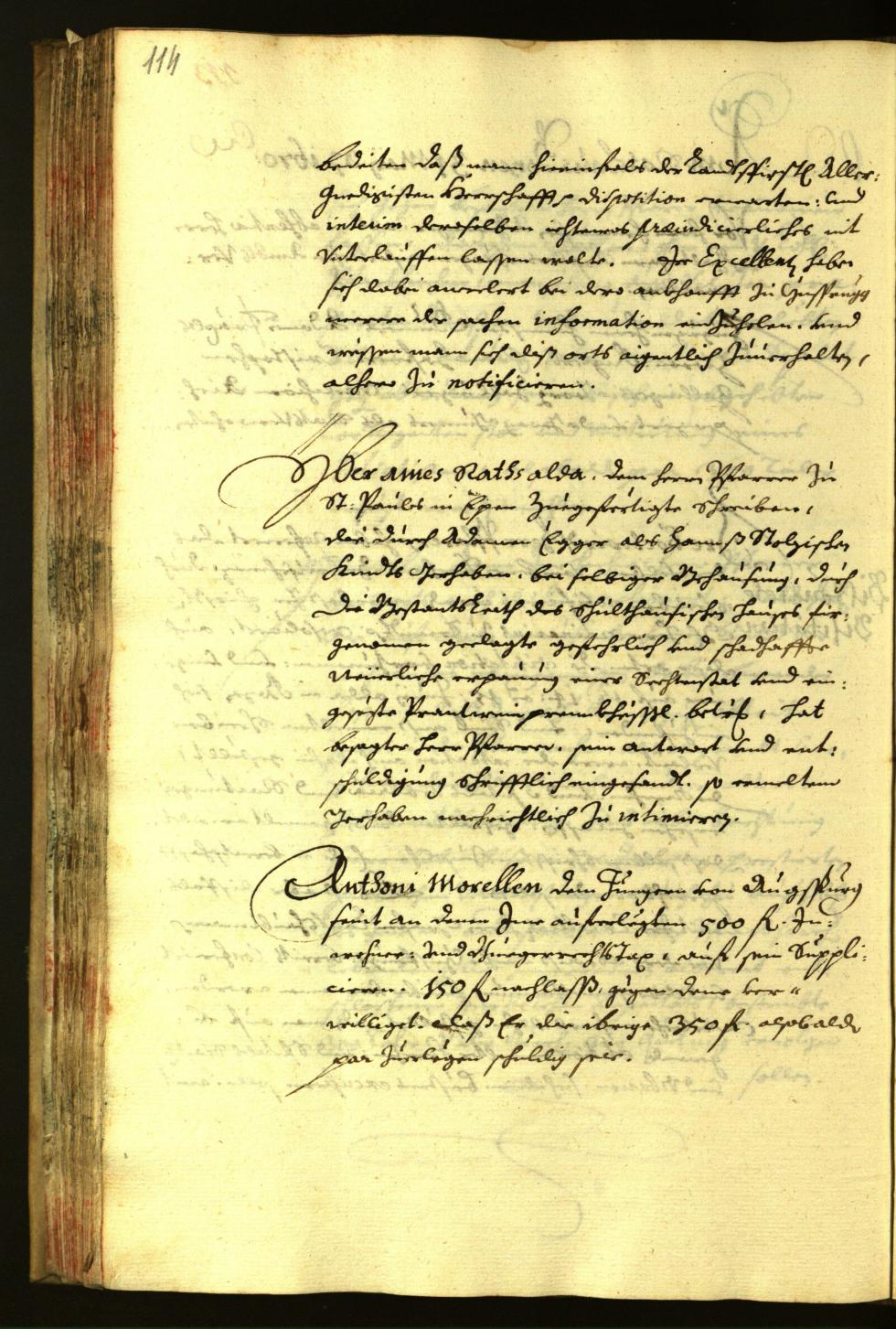 Stadtarchiv Bozen - BOhisto Ratsprotokoll 1670 