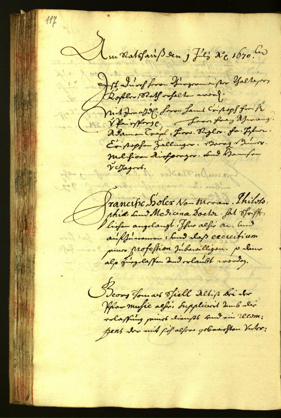 Archivio Storico della Città di Bolzano - BOhisto protocollo consiliare 1670 