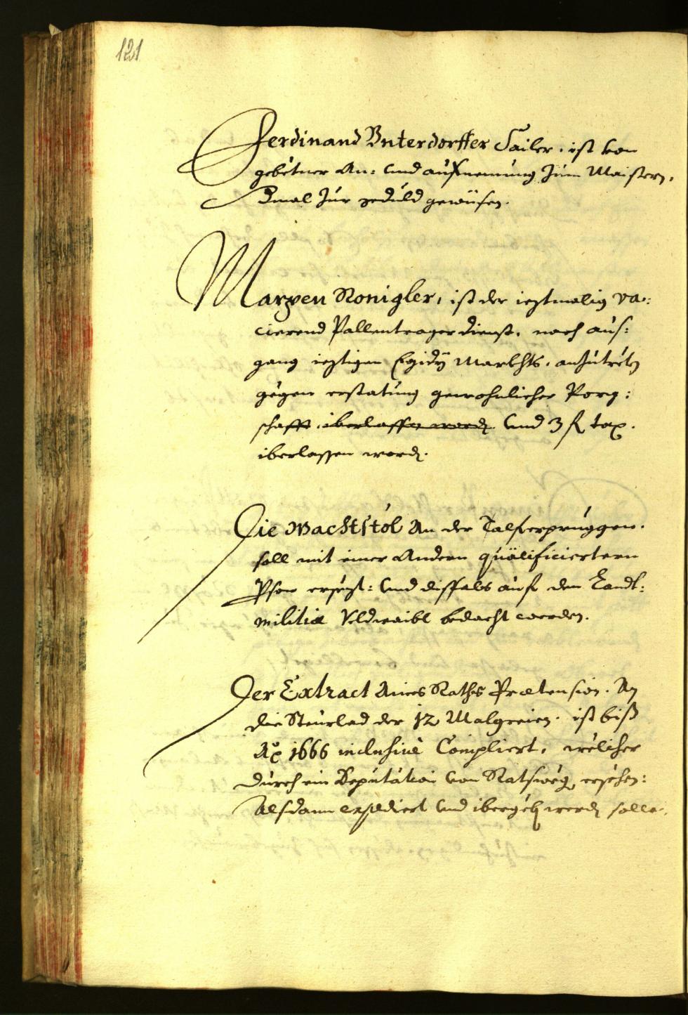 Stadtarchiv Bozen - BOhisto Ratsprotokoll 1670 