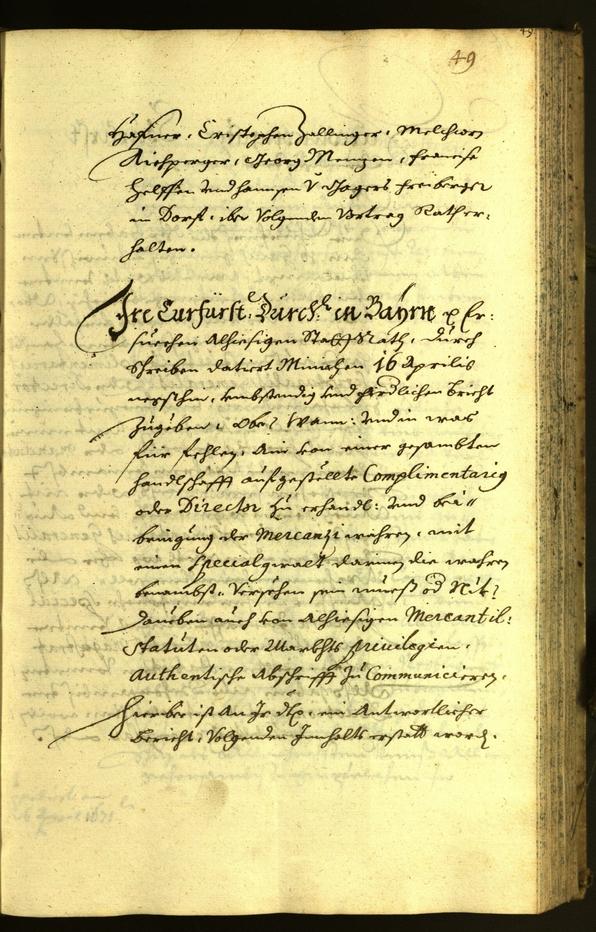 Stadtarchiv Bozen - BOhisto Ratsprotokoll 1671 